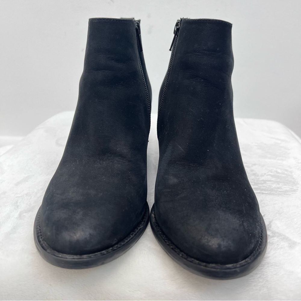 Blondo Nivada Black Waterproof Suede Leather Ankle Heel Boots Women’s Size 8.5 - Picture 6 of 13